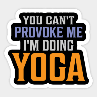 Yoga Quote Sticker